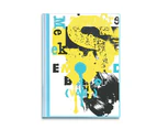 Graffiti Street Yellow Black Woman Pattern Book Sheet Protectors Portfolio Binder Folder