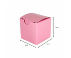 Pink Paper Lolly/Treat Boxes (Bulk Pack of 100)