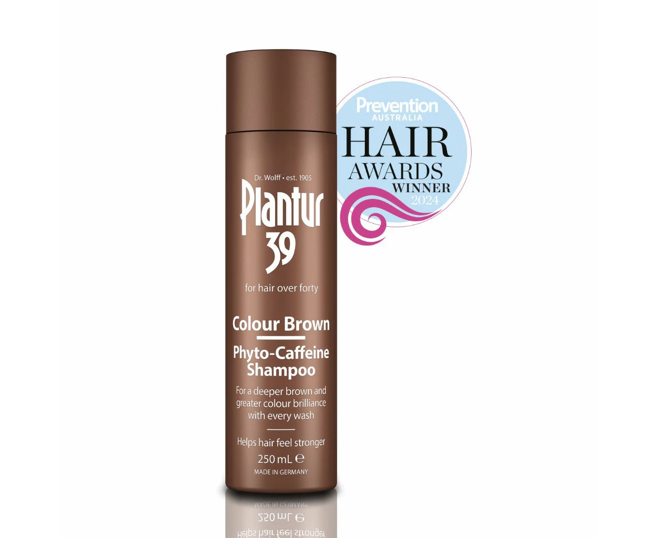 Plantur 39 Colour Brown Shampoo for a Breathtaking Shade of Brown, 250ml