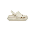 Crocs Classic Crush Platform Clog Sandals - Bone