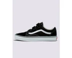 Vans Old Skool V Shoes Suede Canvas Sneakers - Black/White