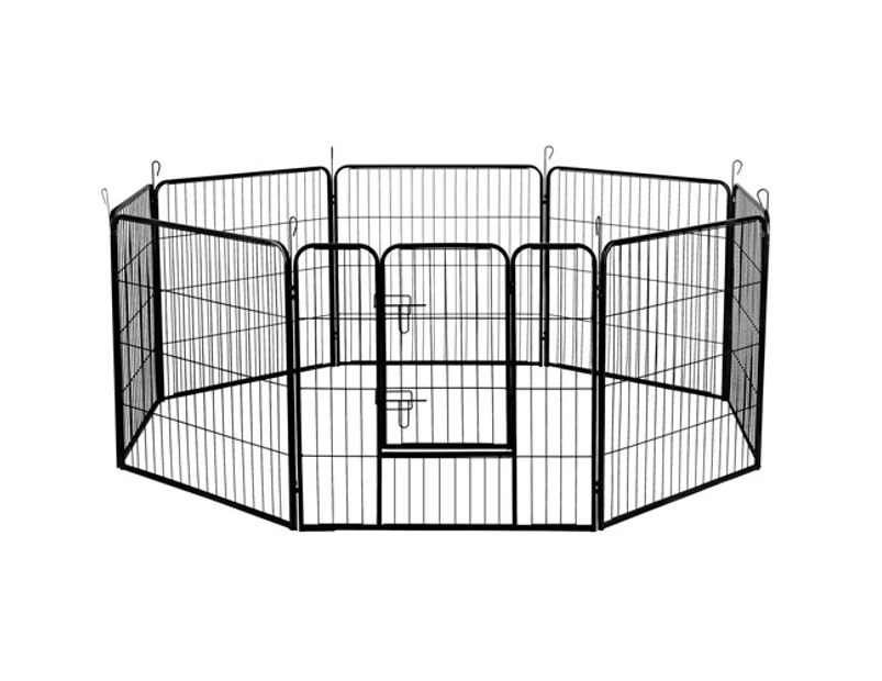 80cm Tall Heavy Duty Pet Dog Playpen Puppy Cage Enclosure Fence