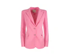 Classic Italian Button Jacket - Pink