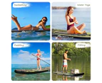Costway 11' Inflatable Stand Up Paddle Board SUP Surfboard Kayak Paddleboard Outdoor Water Sports w/ISUP Accessories