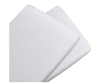 2PK Living Textiles Cotton Jersey Bassinet Fitted Sheet Nursery Bedding White