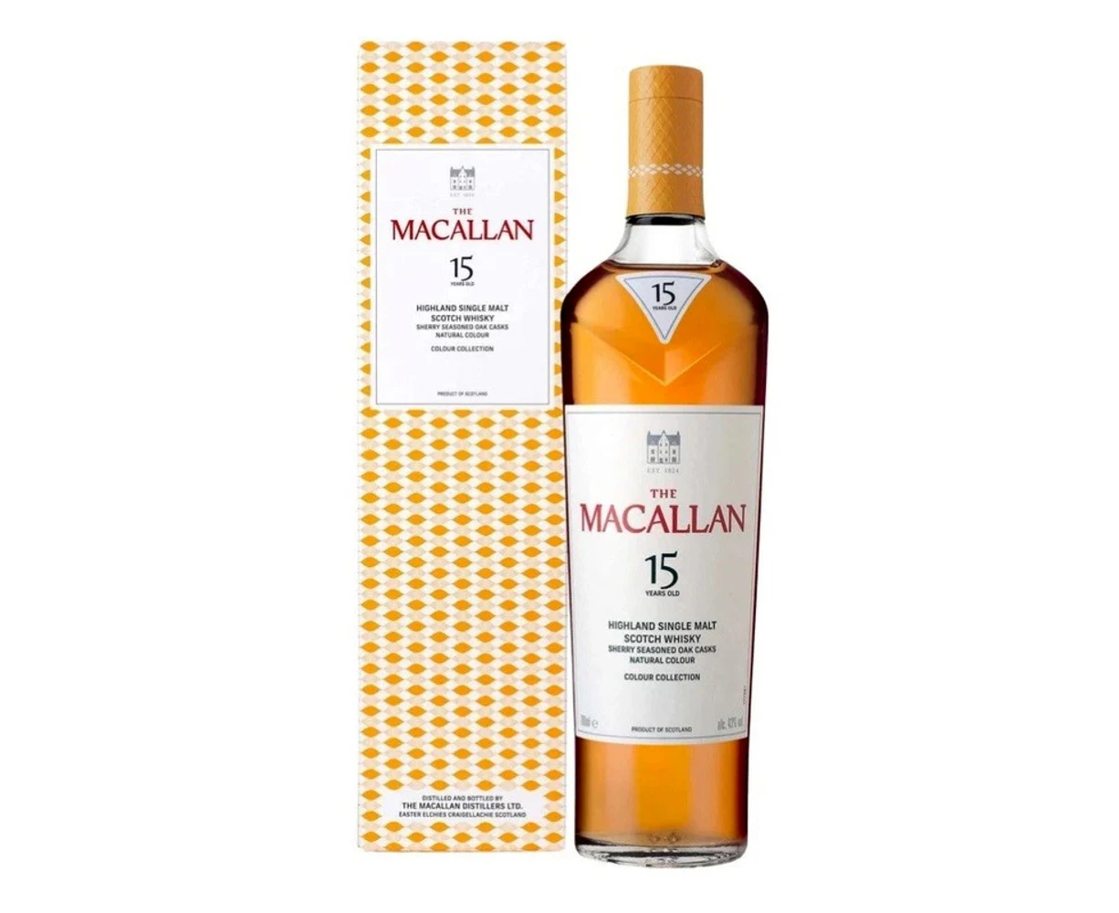 The Macallan 15 Year Old Colour Collection Single Malt Scotch Whisky 700mL