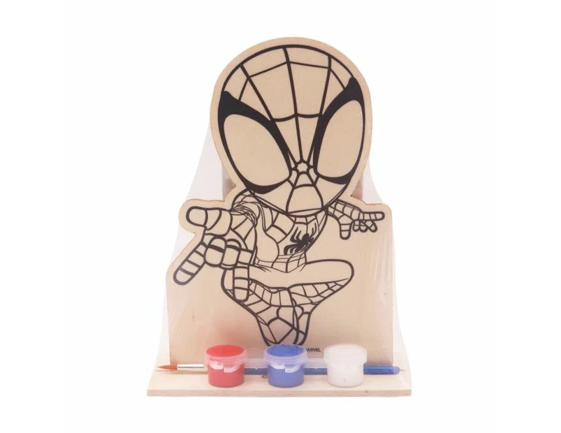 Spidey and His Amazing Friends Paint Your Own Wooden Character - Assorted*