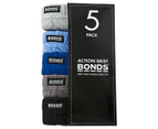 Bonds 5 Pack Action Briefs - Blue