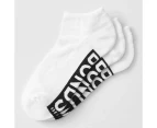 Bonds Aussie Cotton Low Cut Sport Socks - Size 11-14 - White