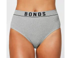 Retro Rib Hi Hi Briefs - Bonds - Grey