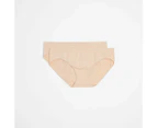 Bonds 2 Pack Seamless Bikini Briefs - Neutral