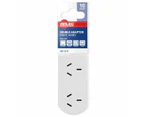 Right Hand Double Adaptor - Arlec - White