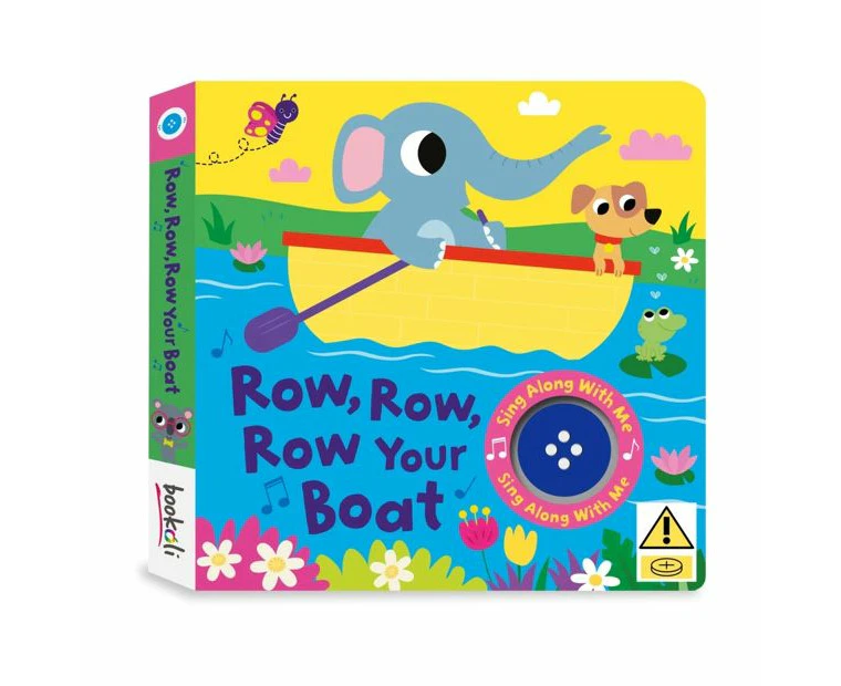 Bookoli Row, Row, Row Your Boat Childrens Sing-Along Song/Sound Book 18m+