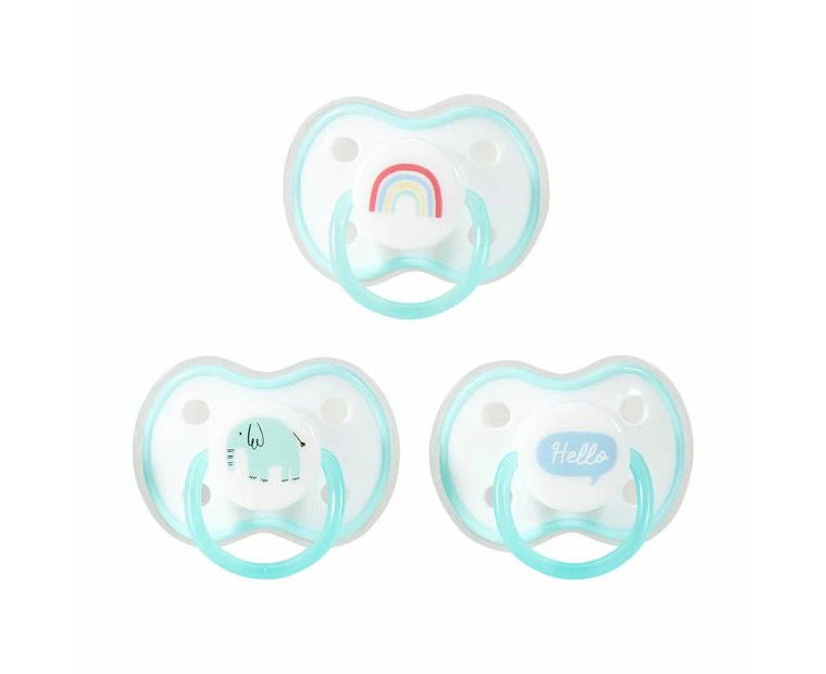 Silicone Soothers, 3 Pack - Anko