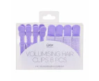 OXX Haircare 8 Piece Volumising Hair Clips - Purple