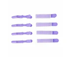 OXX Haircare 8 Piece Volumising Hair Clips - Purple