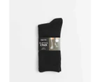 Target 2 Pack Business Crew Socks - Black