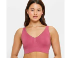 Bonds Seamless Comfy Crop Top - Red