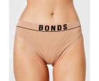 Bonds Retro Hi Leg Bikini Briefs; Style: WU8GT - Brown