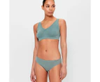 Bonds Seamless Comfy Crop Top - Green