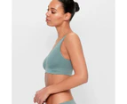 Bonds Seamless Comfy Crop Top - Green