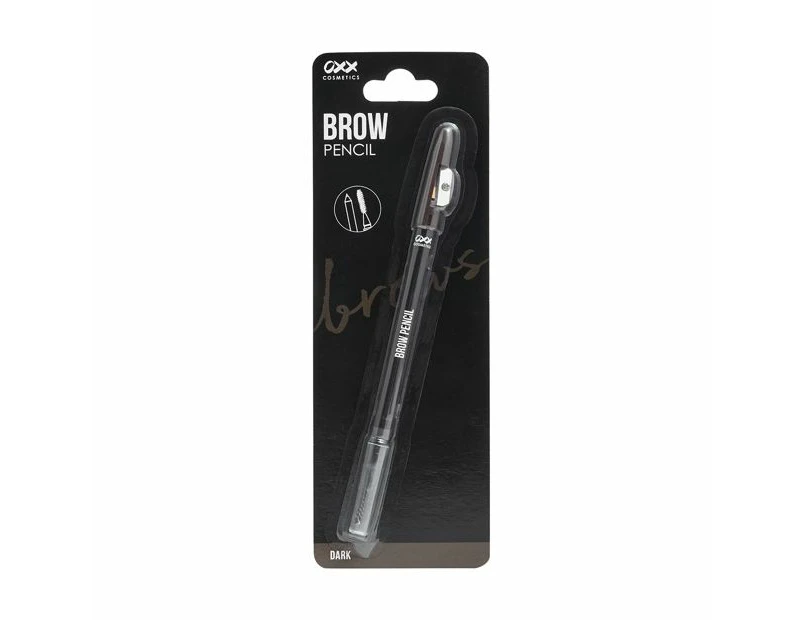 Brow Pencil, Dark Brown - OXX Cosmetics - Brown