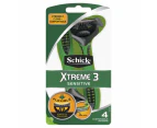 Schick Xtreme 3 Sensitive Disposable Razor 4 pack