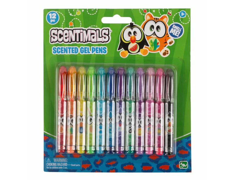 Scentimals Scented  12 Mini Gel Pens - Multi