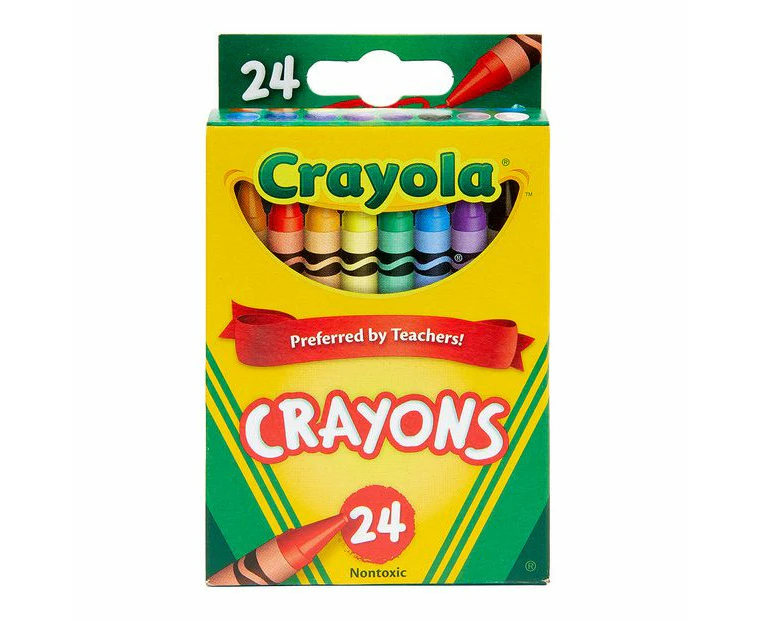 Crayola Tuck Box Crayons 92 x 8mm Assorted Pack of 24