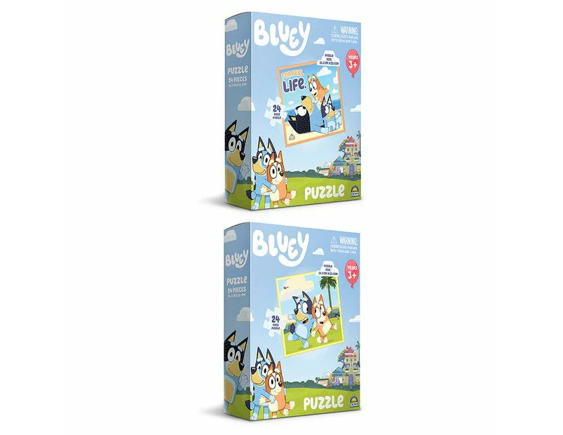 Licensed Bluey Boxed 24 Piece Jigsaw Puzzle  - Assorted* - Blue