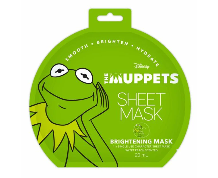 Disney The Mupets Brightening Sheet Mask - Sweet Peach Scented