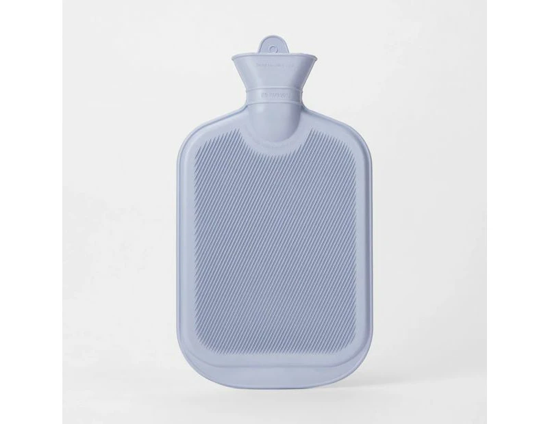 Blue Hot Water Bottle, 2L - OXX Essentials - Blue