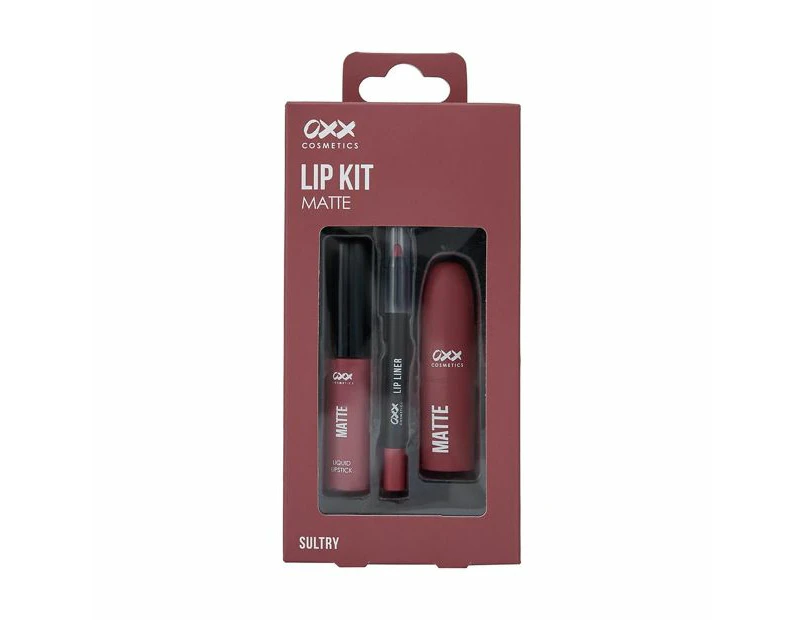 Lip Kit 3 Piece - OXX Cosmetics - Neutral