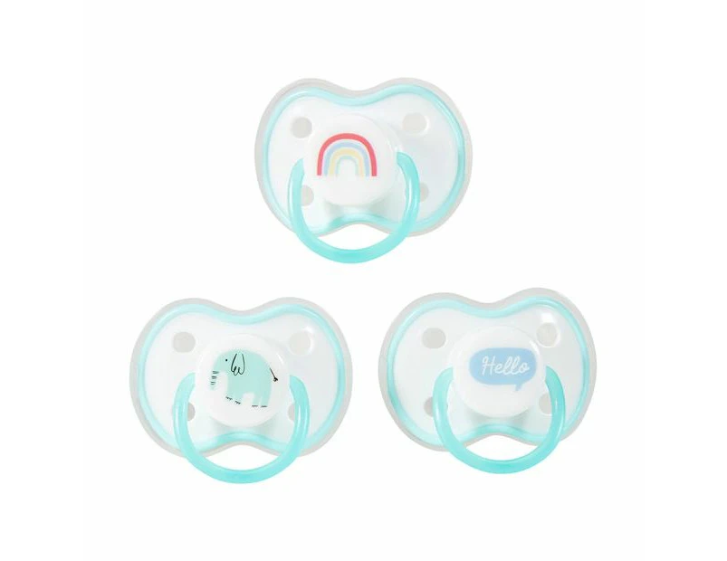 Silicone Soothers, 3 Pack - Anko - Multi