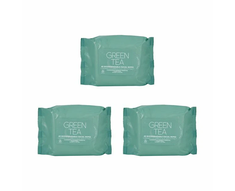 Cleansing & Makeup Removal Facial Wipes, 3 Pack - Anko