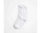 Target 3 Pack Bamboo Crew Socks - White