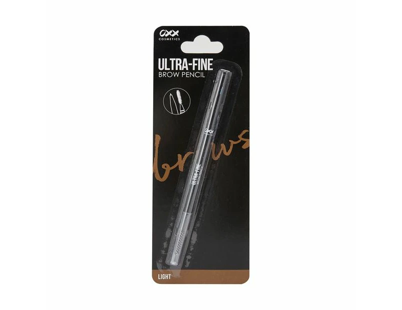 Ultra Fine Brow Pencil, Light - OXX Cosmetics - Brown