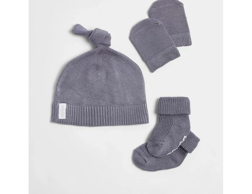 Bonds Newborn 3 Piece Beanie Set