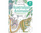 Target Colour-Your-Own Australian Animals Mindful Poster Art - Grace West - Multi