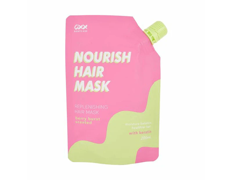 OXX Bodycare Nourish Replenishing Hair Mask 200ml - Berry Burst Scented