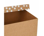 Kraft Dot Gift Box - Anko