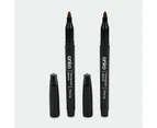 Permanent Markers, 2 Pack - Anko - Black