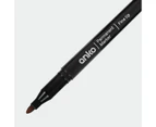 Permanent Markers, 2 Pack - Anko - Black