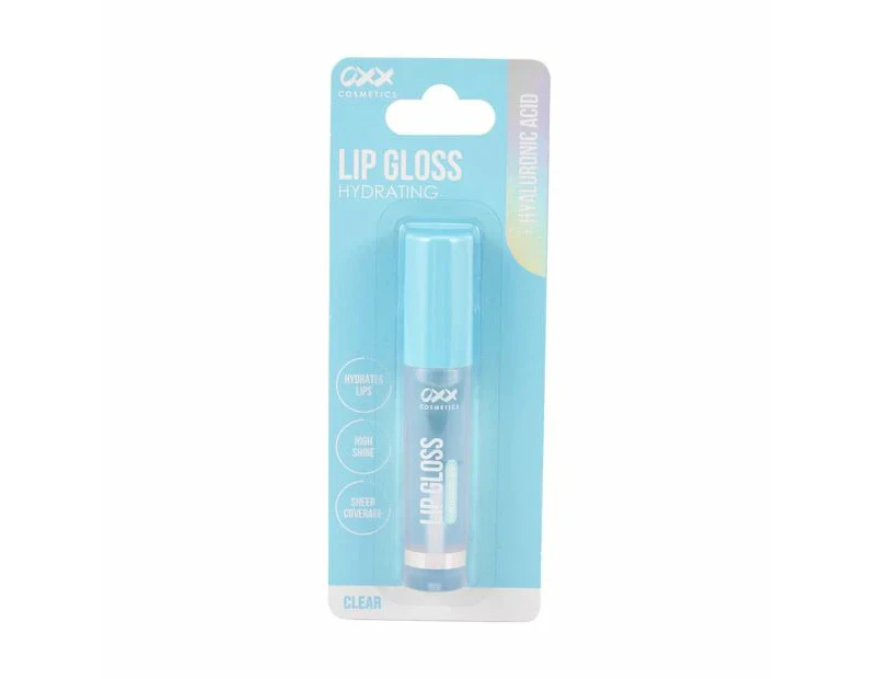 Hydrating Lip Gloss, Clear, Hyaluronic Acid - OXX Cosmetics - Clear