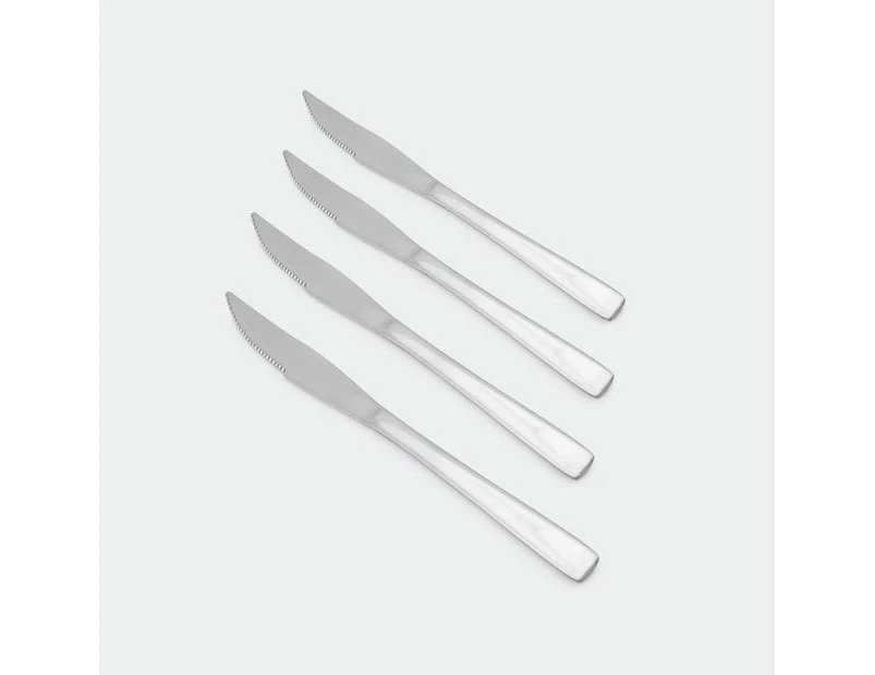 Hawthorne Steak Knives, Set of 4 - Anko - Silver