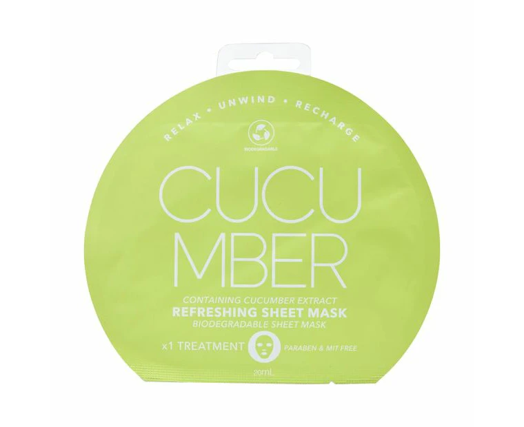 Refreshing Sheet Mask, Cucumber Extract - Anko