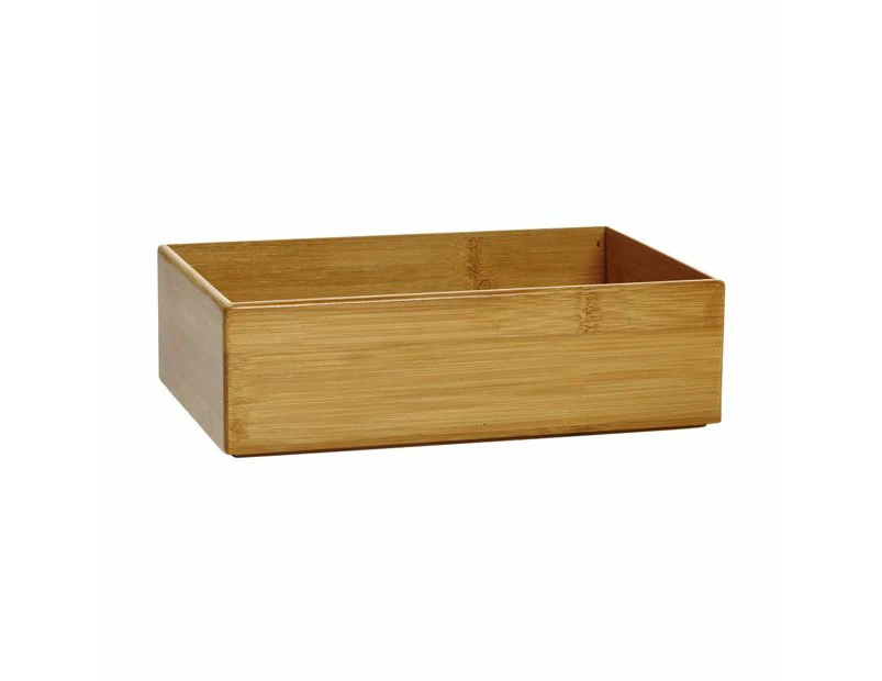 Medium & Wide Bamboo Drawer Tidy - Anko