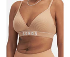 Retro Rib T-Shirt Crop Bra - Bonds - Brown