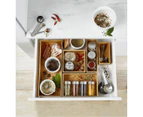 Medium & Wide Bamboo Drawer Tidy - Anko