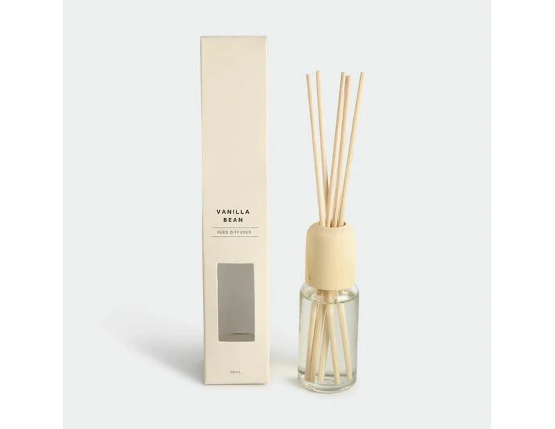 Reed Diffuser, Vanilla Bean - Anko - White